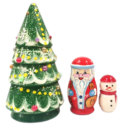 Petit sapin en bois - gigogne 3pcs.